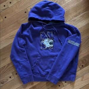 Northwestern University NU Youth Large Purple Hoodie Sweatshirt